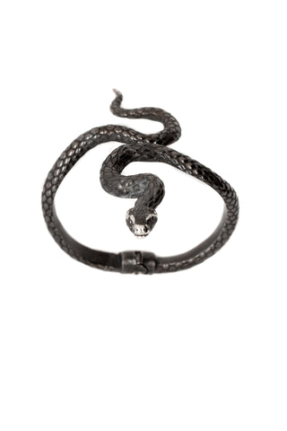 Bracciale serpente nero black mamba 