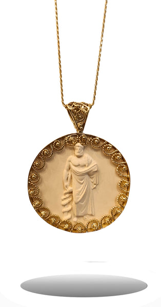 Collana Asclepio con Filigrana