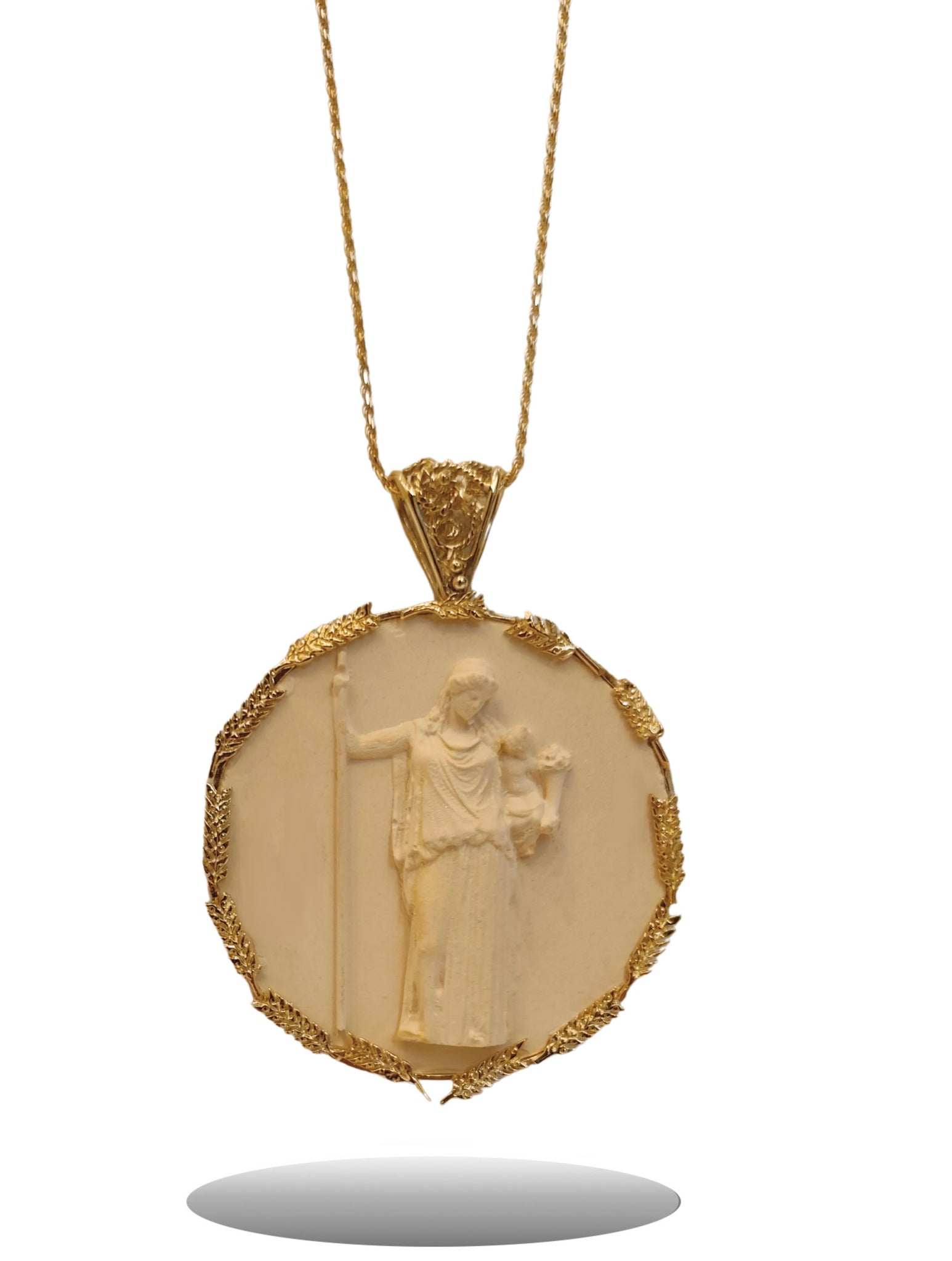 Collana Demetra con Spighe di Grano